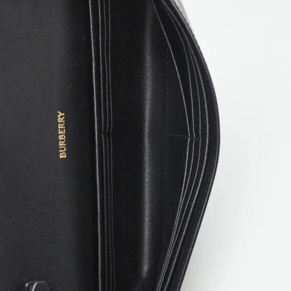 Burberry Black/Beige Coated Check Canvas Wallet on Chain Bag 675-060525 - Picture 7 of 11